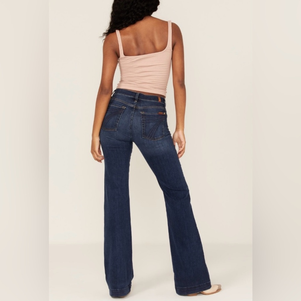 7 for all mankind dojo dark wash jeans